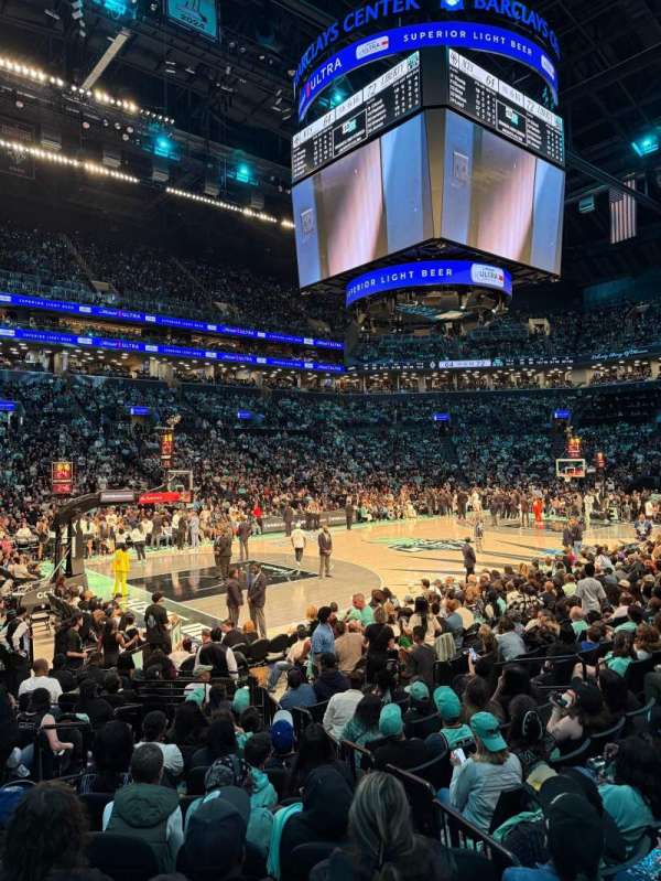 Barclays Center, section: 28, row: 10, seat: 4