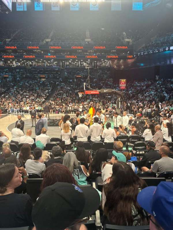 Barclays Center, section: VIP 7, row: 4, seat: 6
