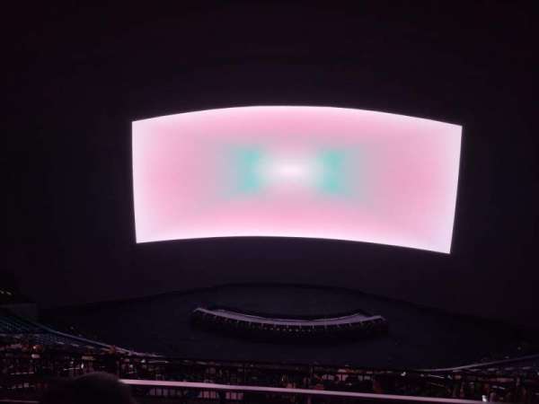 The Sphere, Vegas, section: 406, row: 5, seat: 13