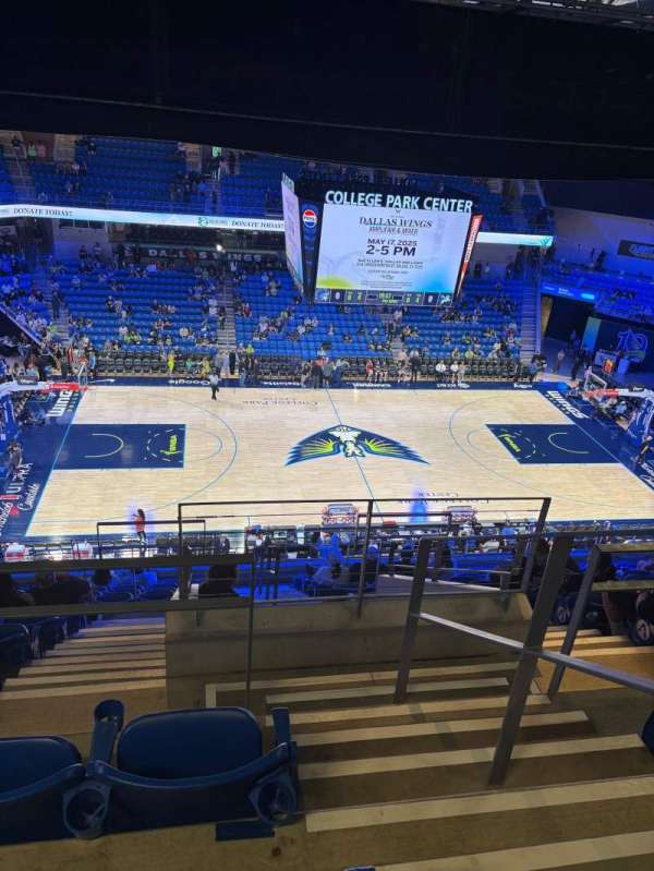 College Park Center, section: 203, row: Mm, seat: 2