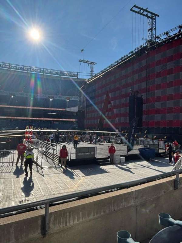 Soldier Field, section: 105, row: 2, seat: 4