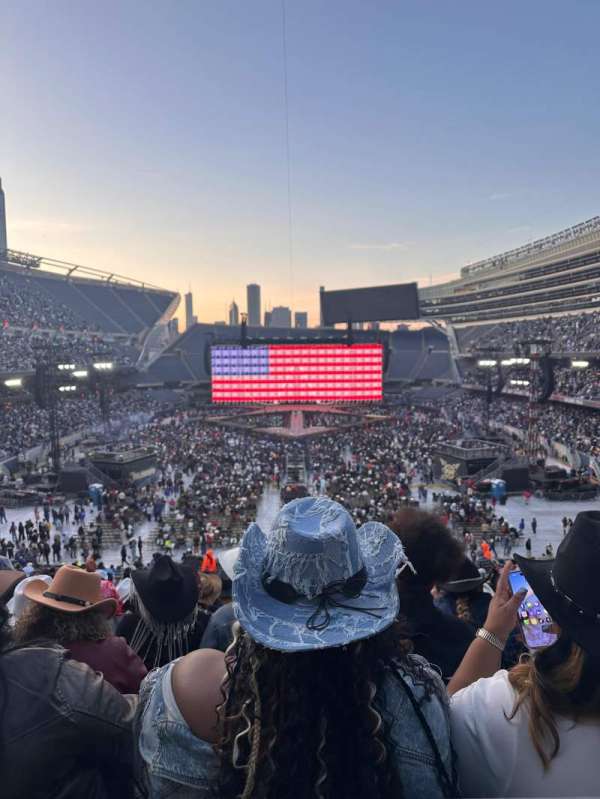 Soldier Field, section: 322, row: 1, seat: 7