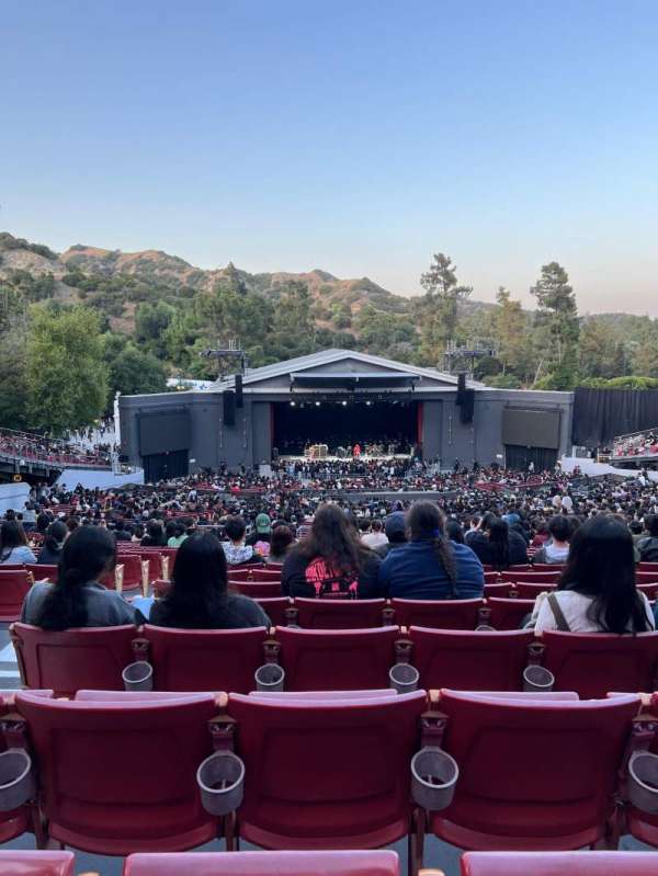The Greek Theatre, section: C Left Center, row: U, seat: 135