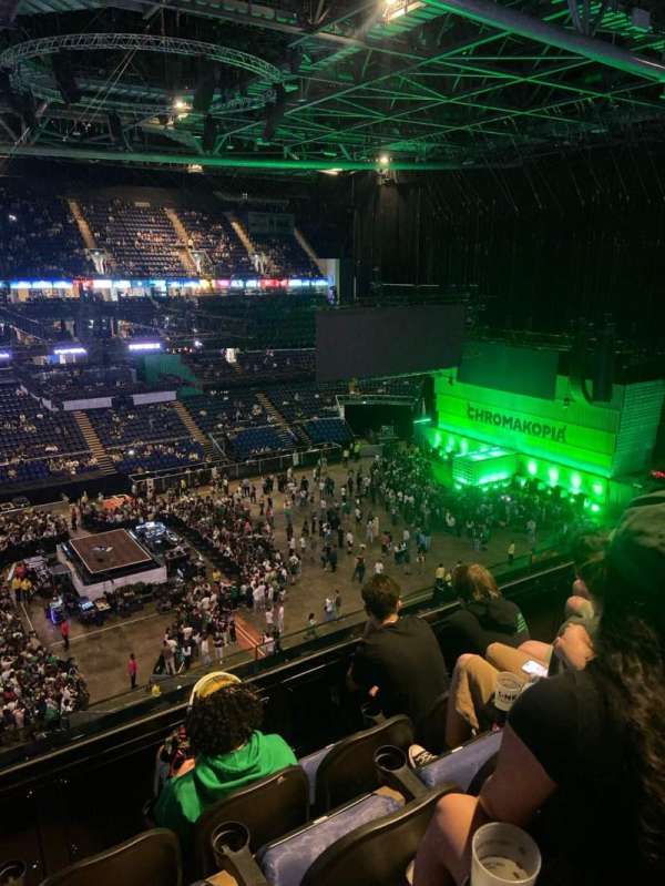 The O2, London, section: 418, row: D, seat: 888