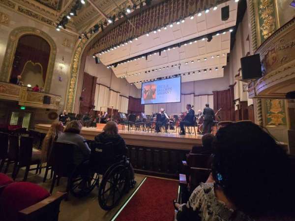Orchestra Hall, Detroit, section: Main Floor, row: D, seat: 19