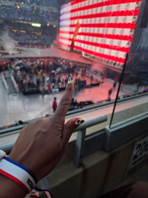 Soldier Field, section: 206, row: 1, seat: 1