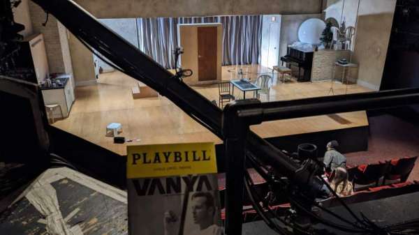 Lucille Lortel Theatre, section: Mezzanine, row: A, seat: 115