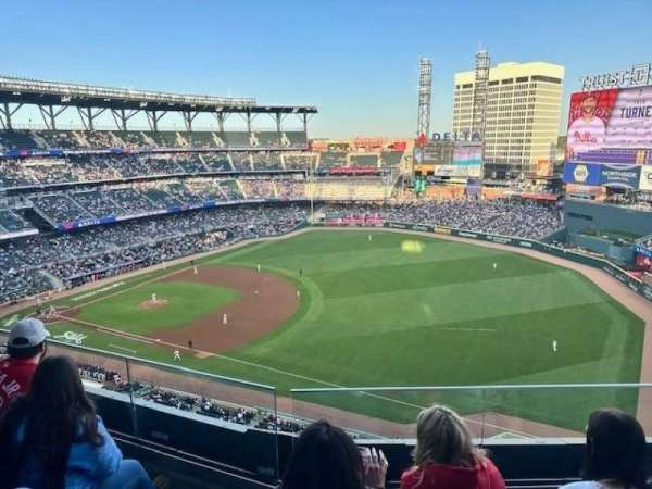 Truist Park, section: 414, row: 3, seat: 1-2