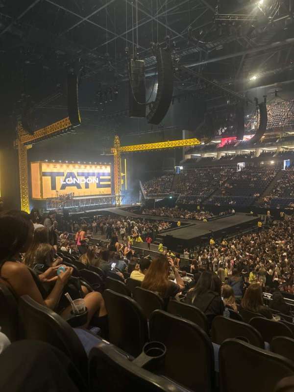 The O2, London, section: 102, row: T, seat: 84