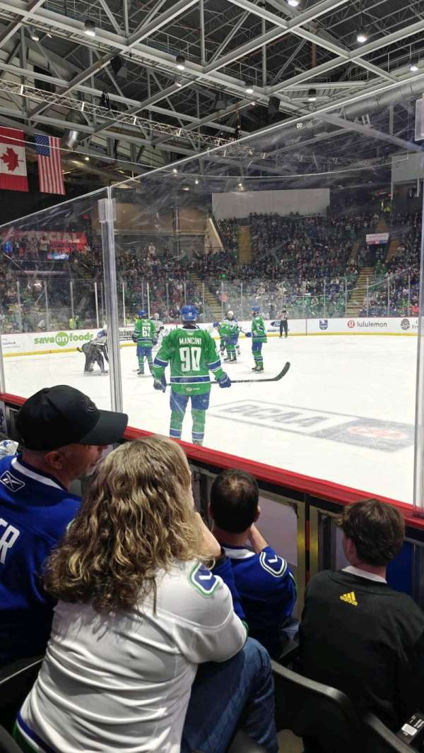 Rogers Forum, section: 100A, row: 3, seat: 1