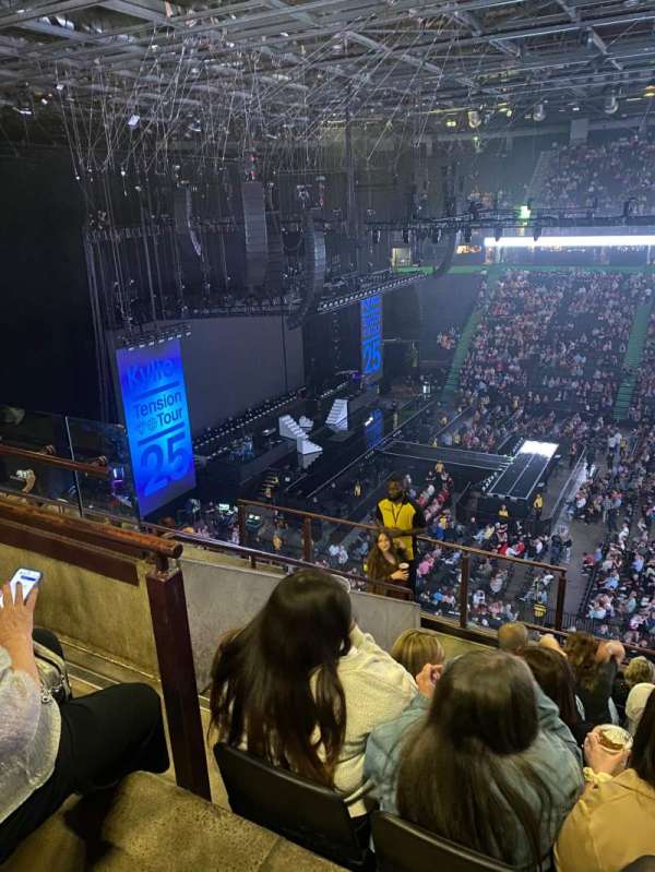 AO Arena, section: 203, row: H, seat: 06