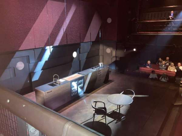 Donmar Warehouse, section: circle, row: A, seat: 35
