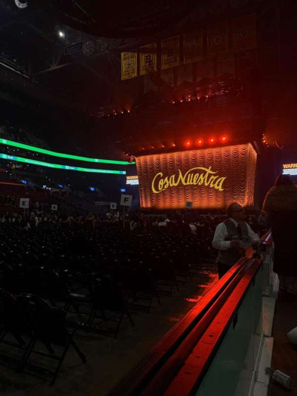TD Garden, section: 3, row: 1, seat: 7
