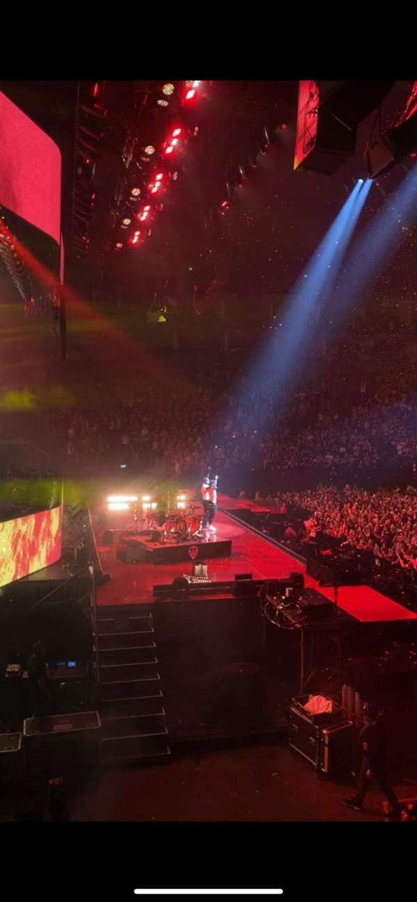 The O2, London, section: 118, row: N, seat: 532
