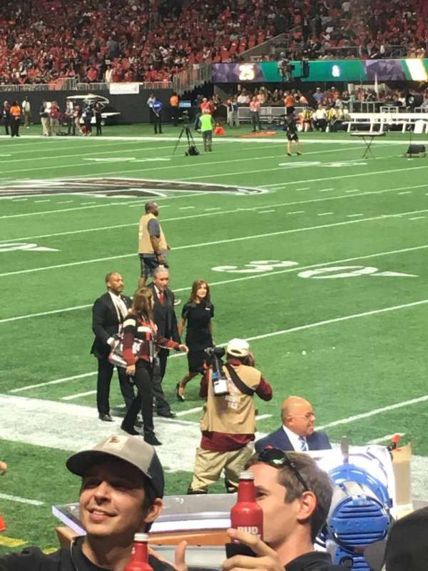 Mercedes-Benz Stadium, section: 124, row: 5, seat: 24