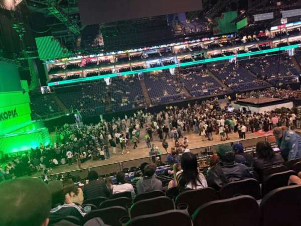 The O2, London, section: 101, row: U, seat: 39