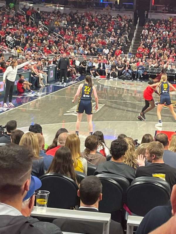 Gainbridge Fieldhouse, section: 1, row: 5, seat: 3