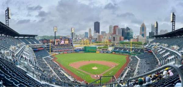 PNC Park, section: 316, row: P, seat: 1