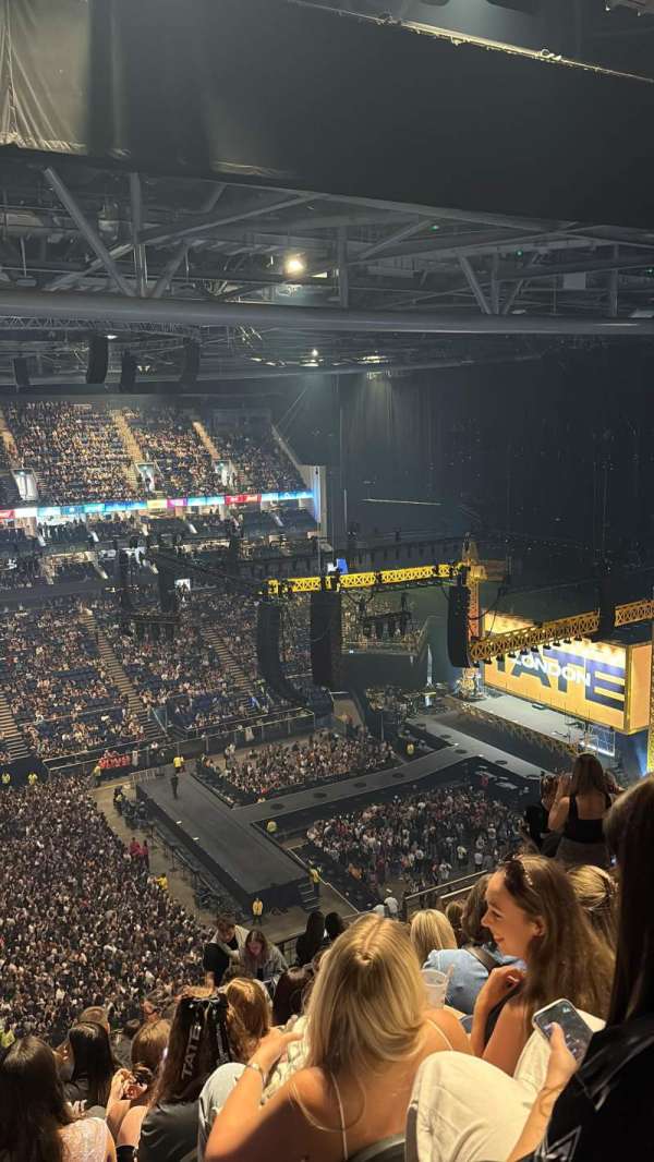 The O2, London, section: 419, row: N, seat: 892