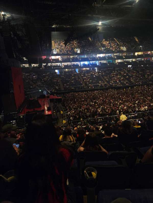 The O2, London, section: 101, row: Z, seat: 18