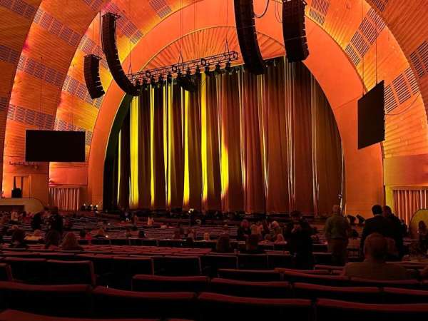 Radio City Music Hall, section: Orchestra 1, row: L, seat: 105