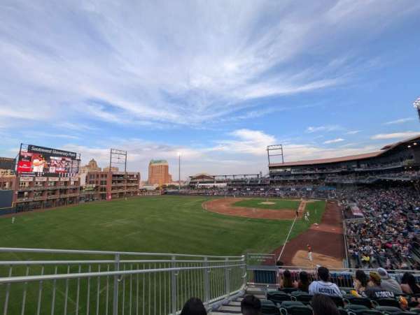 Southwest University Park, section: 216, row: G, seat: 14