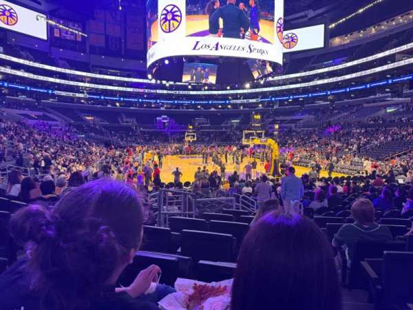 Crypto.com Arena, section: 117, row: 9, seat: 18