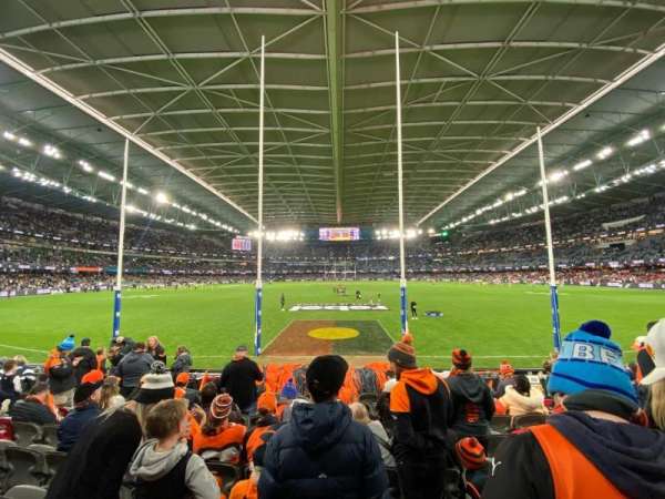 Marvel Stadium, section: L1, row: J, seat: 51