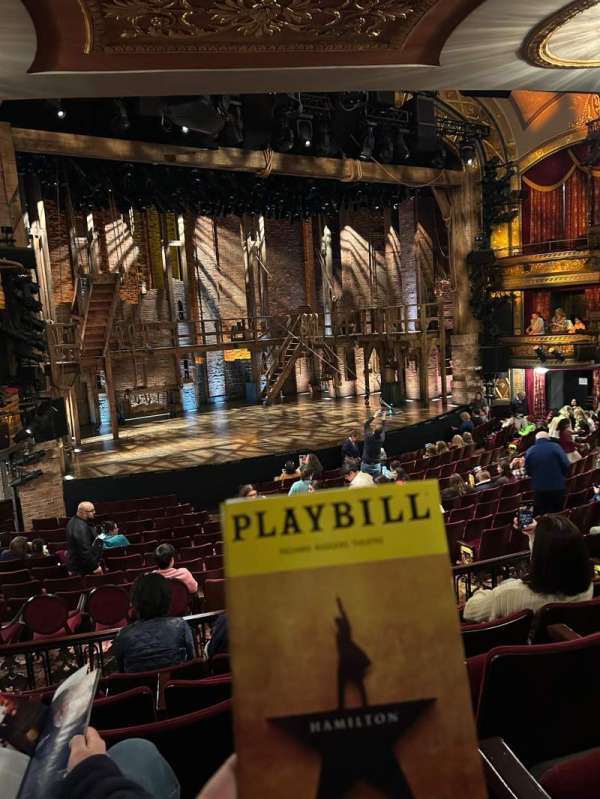 Richard Rodgers Theatre, section: Orchestra L, row: Q, seat: 19