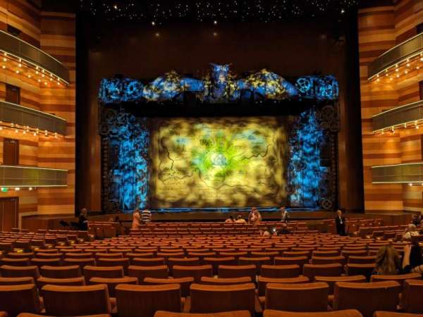 Eccles Theater, section: Orchestra C, row: V, seat: 7