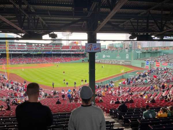 Fenway Park, section: Grandstand 4, row: 12, seat: 4