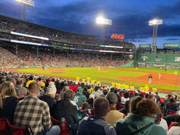 Fenway Park, section: Loge Box 109, row: FF, seat: 2