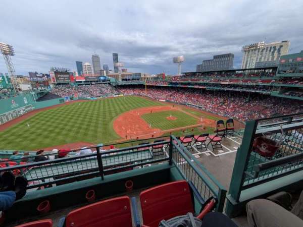 Fenway Park, section: Pavilion Box 10, row: B, seat: 14