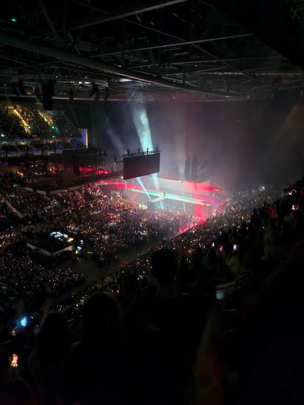 The O2, London, section: 417, row: K