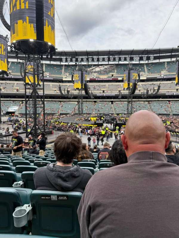 Lincoln Financial Field, section: 101, row: 21, seat: 17
