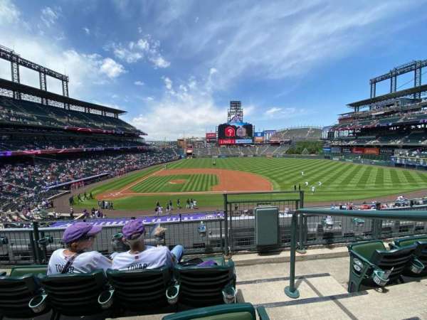 Coors Field, section: 223, row: 3, seat: 1
