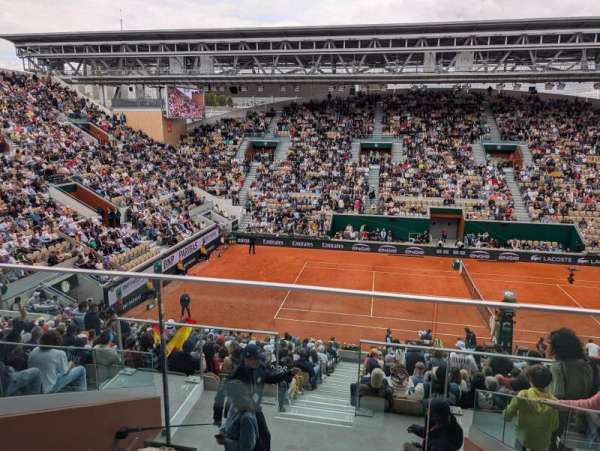 Court Suzanne-Lenglen, section: L16, row: 23, seat: 78