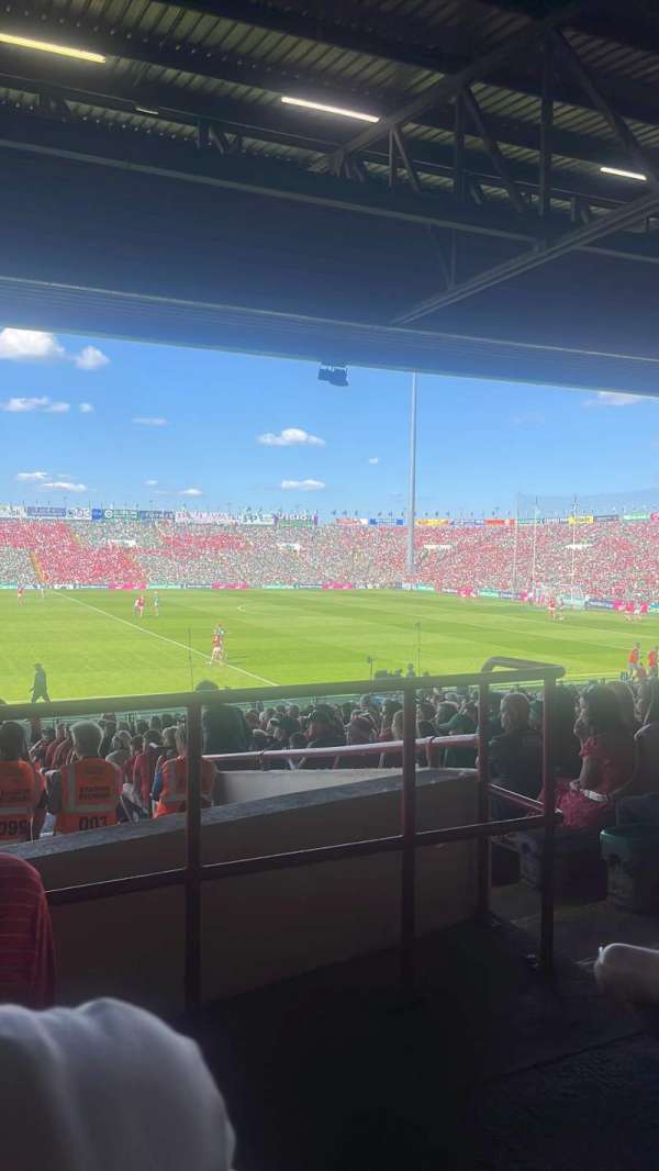 Gaelic Grounds, section: 105, row: JJ, seat: 1