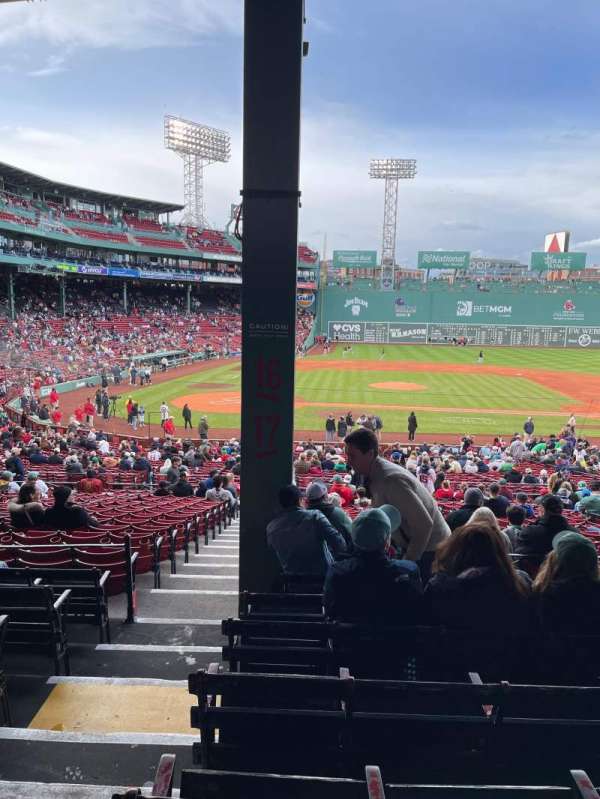 Fenway Park, section: Grandstand 16, row: 7, seat: 25