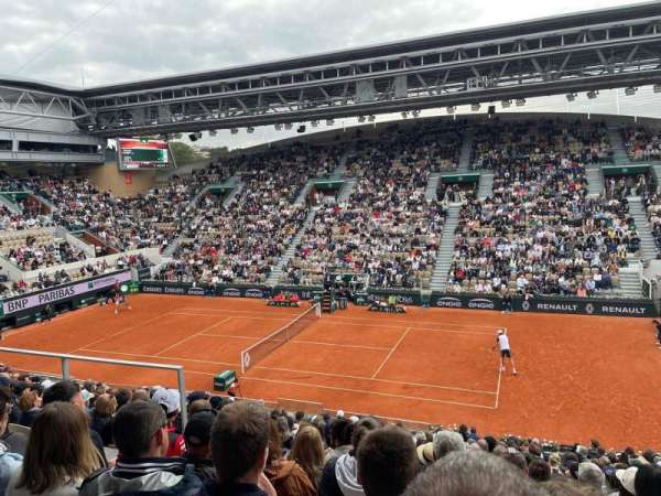 Court Suzanne-Lenglen, section: L5, row: 20, seat: 68