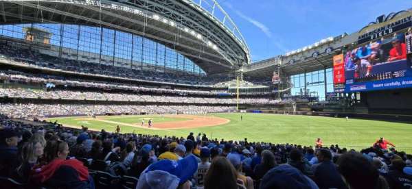 American Family Field, section: 109, row: 22, seat: 11