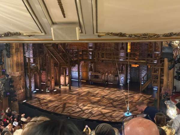 Victoria Palace Theatre, section: Royal circle, row: L, seat: 3