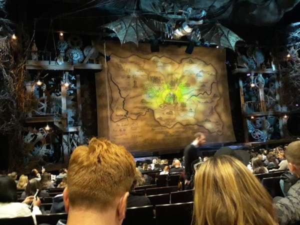 Gershwin Theatre, section: Orchestra L, row: L, seat: 13