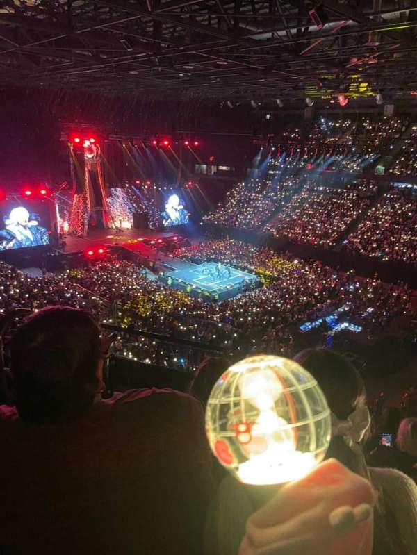AO Arena, section: 206, row: J