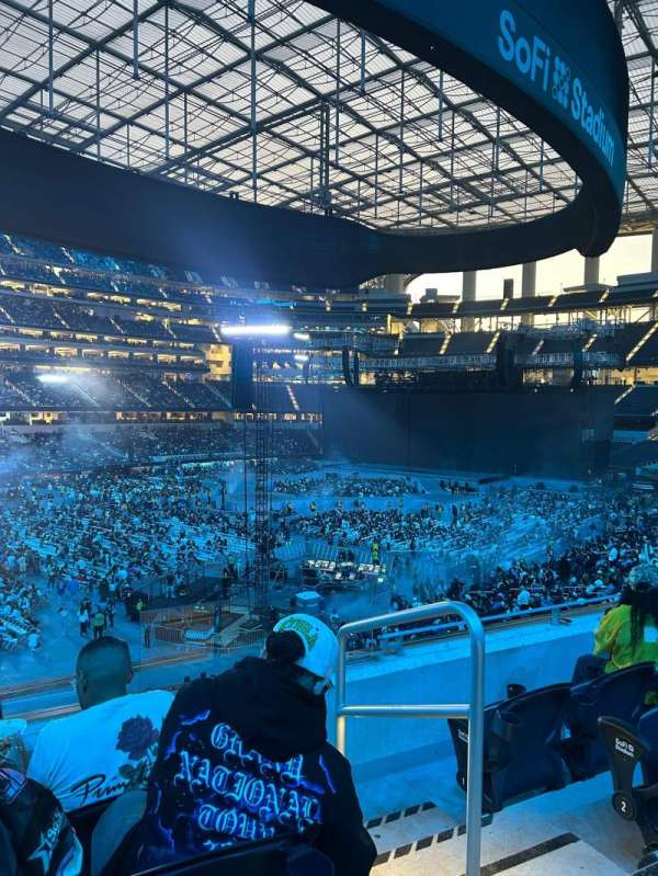 SoFi Stadium, section: 240, row: 4, seat: 2