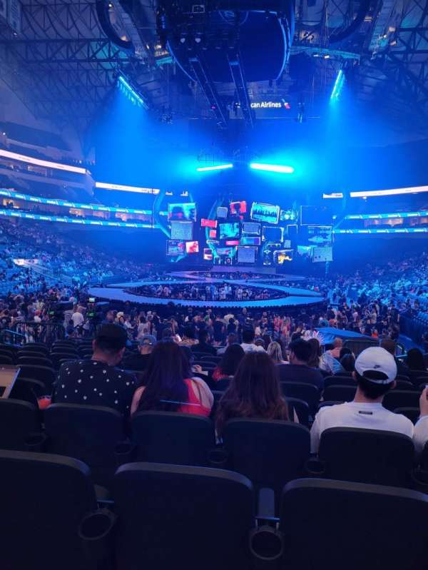 American Airlines Center, section: 112, row: L, seat: 11