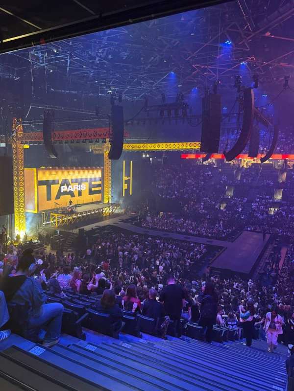 Accor Arena, section: Gradin O, row: 1, seat: 25