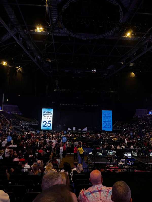 The O2, London, section: 106, row: G, seat: 193