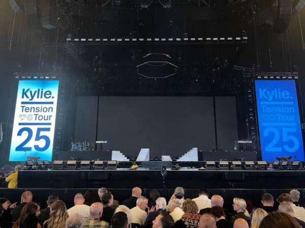 The O2, London, section: Floor A2, row: H, seat: 28