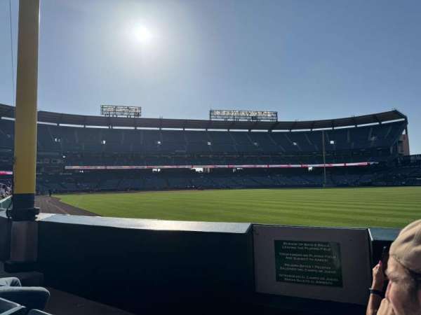 Angel Stadium, section: 134, row: B, seat: 1